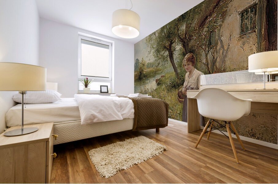 Summertime by Ernest Walbourn [1872–1927] Mural print