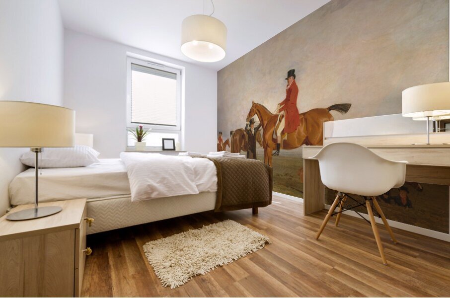 George. Marquess Of Huntly [Later 5th Duke Of Gordon]. On Tiny [1806–1807] by Benjamin Marshall [1768–1835] Mural print