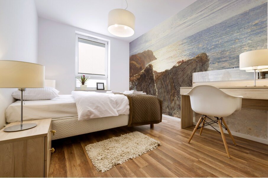 The North Devon Coast by Samuel Palmer [1805–1881] Mural print