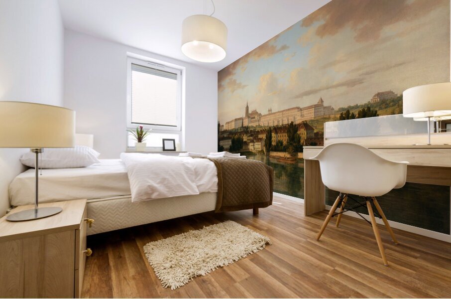 Prager Burg – Hradschin by Alois von Saar [1779–1840] Mural print