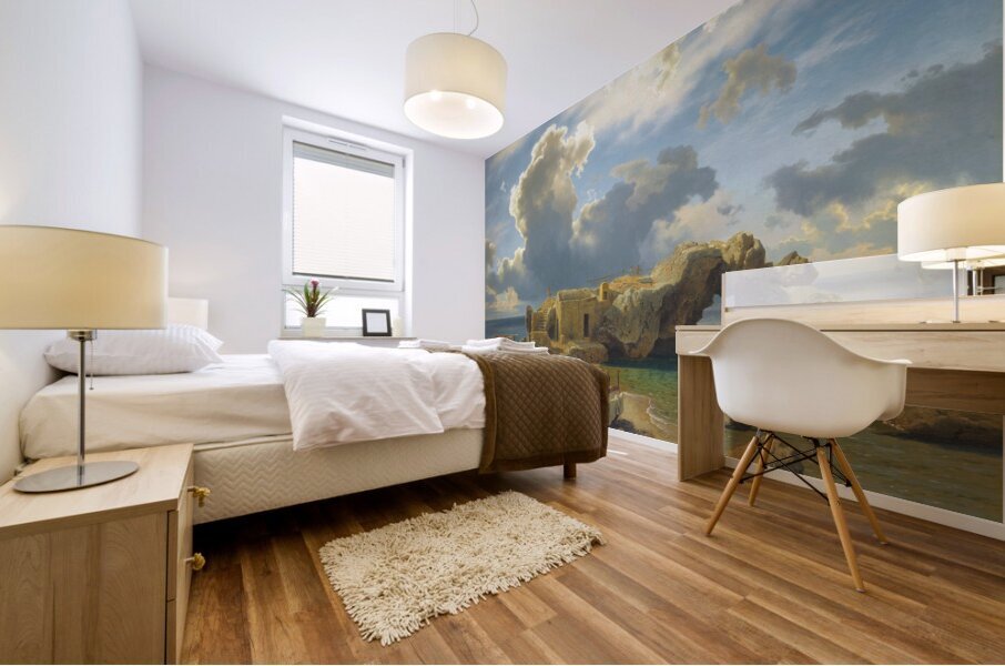 Capri [1864] by August Leu [1818–1897] Mural print