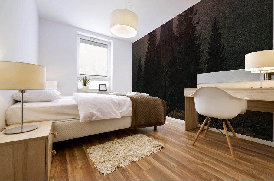 The Cross in the Mountains [circa 1812] by Caspar David Friedrich [1774–1840] Mural print