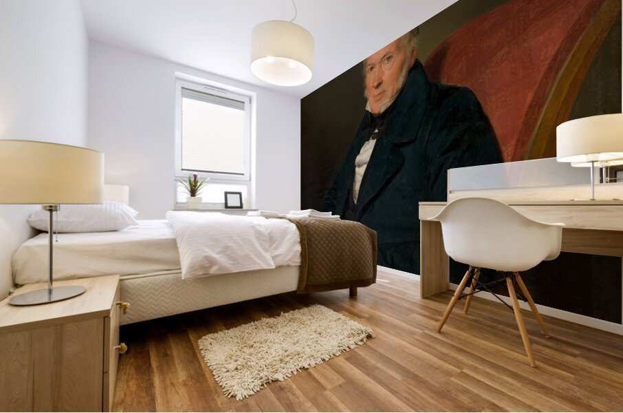 Johann Jakob Schwartz von Mohrenstern [Fabriksdirektor und Privatier] [1837] by Ferdinand Georg Waldmüller [1793–1865] Mural print