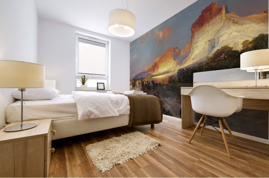 Green River Cliffs [Wyoming 1881] by Thomas Moran [1837–1926] Mural print