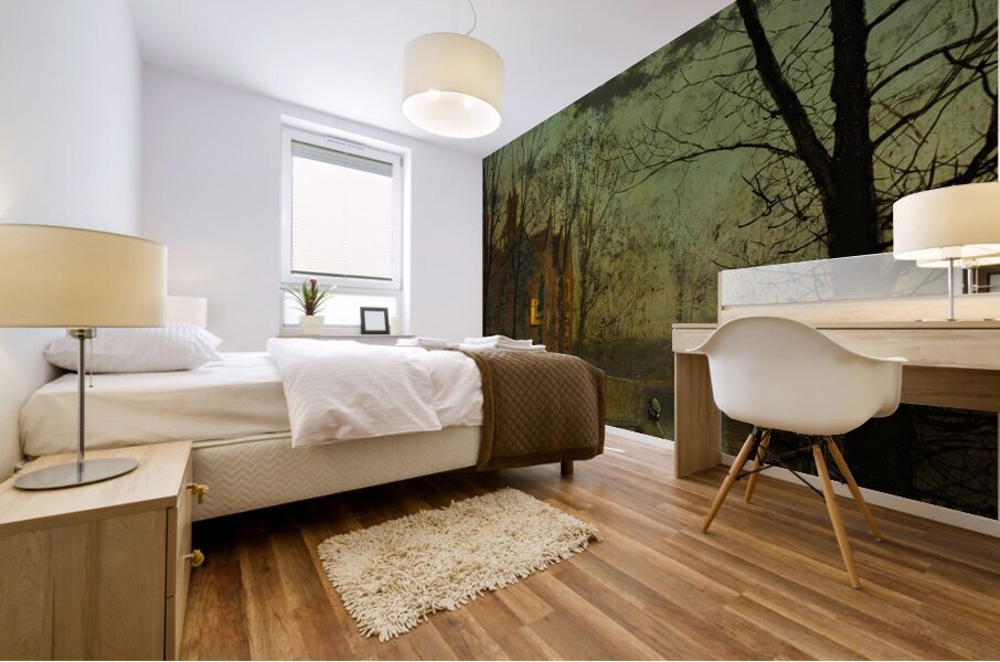 After The Shower by John Atkinson Grimshaw [1836–1893] Mural print