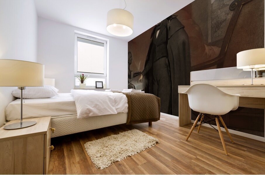 William Henry Harrison [1808–1897] by John Sartain [1808–1897] Mural print