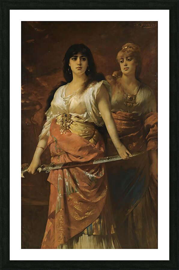 Judith by Nathaniel Sichel [1843–1907] Picture Frame print