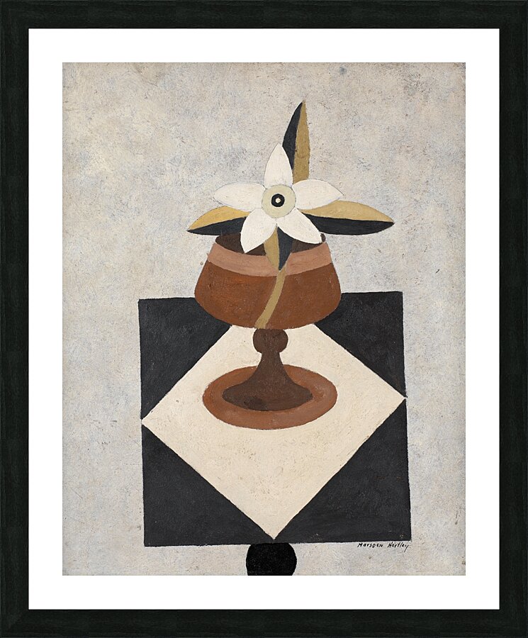 Flowerpiece [1916] by Marsden Hartley [1877–1943] Picture Frame print