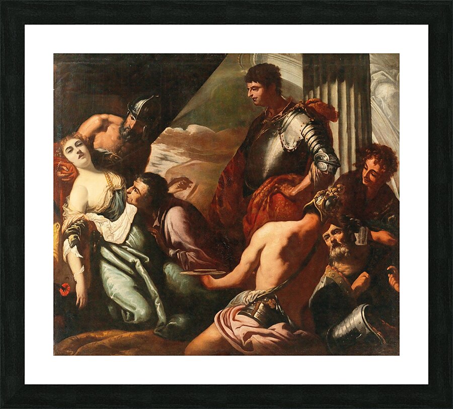 The Death of Agrippina by Antonio Zanchi [1631–1722] Picture Frame print