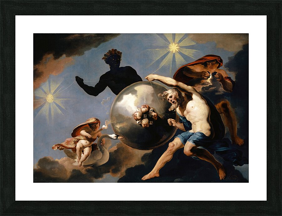 Cosmic Allegory [Around 1660] by Abraham Hondius [1625–1695] Picture Frame print