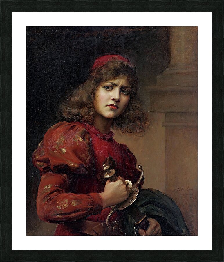 St. Joan Of Arc [1909] by Paul De La Boulaye [1849–1926] Picture Frame print