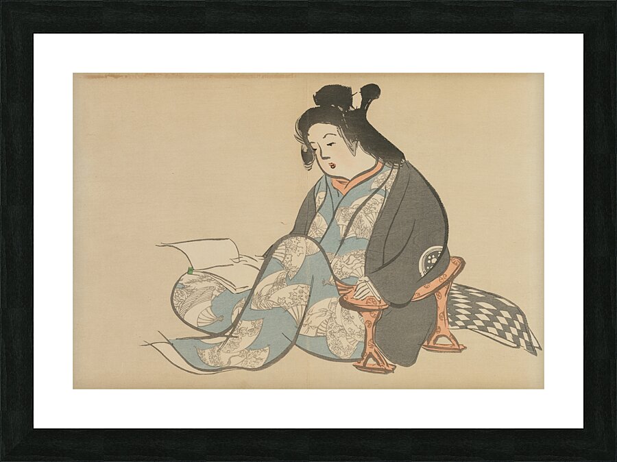Idleness [Tsurezure] [1909–1910] by Kamisaka Sekka [1866–1942] Picture Frame print