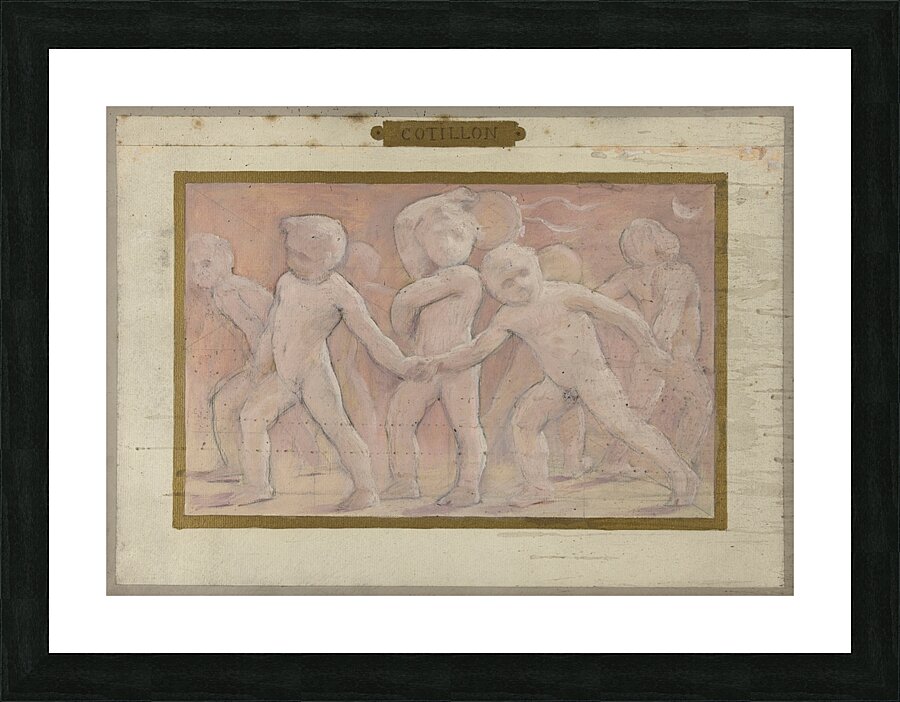 Cotillons [1889–1895] by Albert Aublet [1851–1938] Picture Frame print