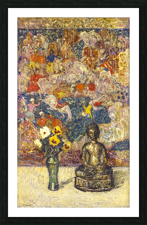 Bronze Buddha by Henry Golden Dearth [1864–1918] Picture Frame print