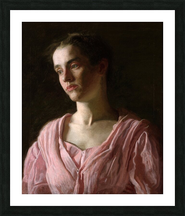 Maud Cook Reid [Mrs. Robert C. Reid] [1895] by Thomas Eakins [1844–1916] Picture Frame print