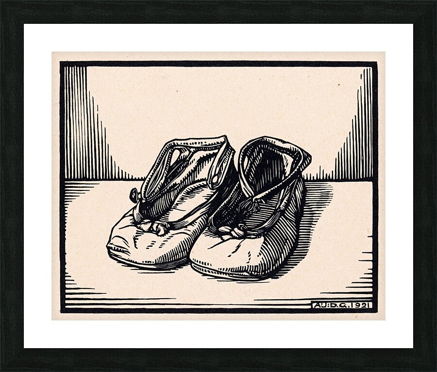 Paar schoenen [1921] by Julie de Graag [1877–1924] Picture Frame print