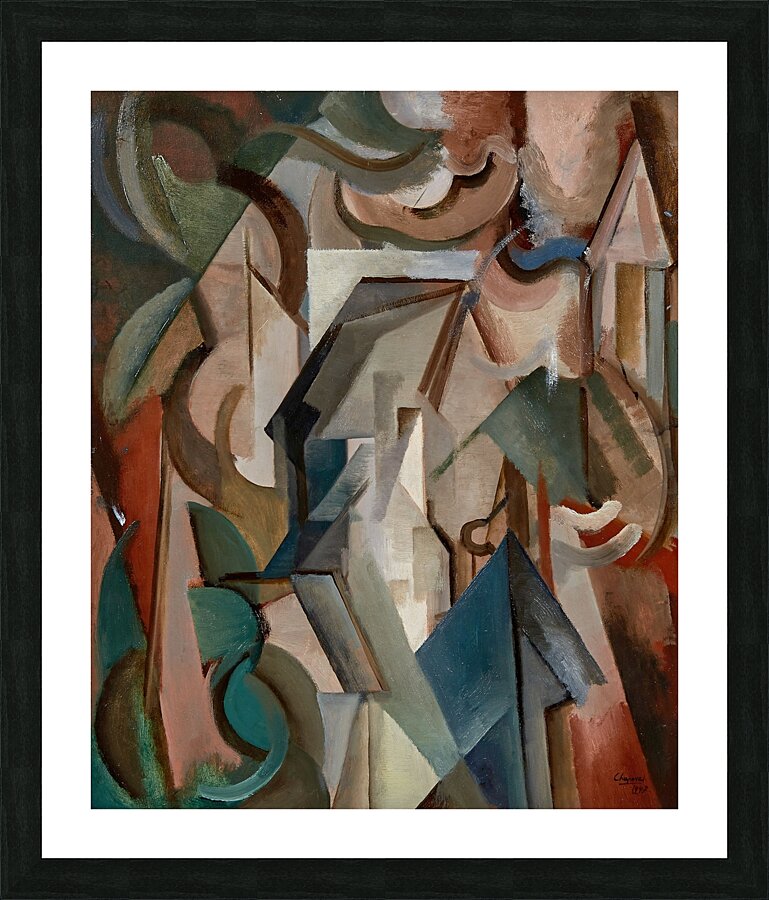 Les toits [1947] by Youla Chapoval Picture Frame print