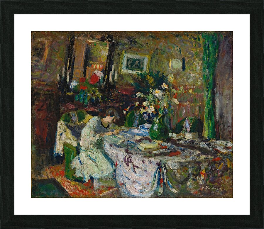Marcelle Aron Dans La Salle À Manger Au Château–Rouge [1905] by Édouard Vuillard [1868–1940] Picture Frame print