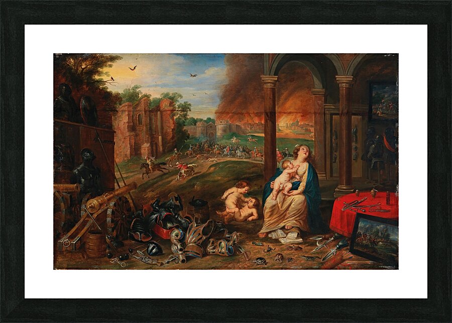 Allegory of touch by Frans Wouters [1612–1659] Picture Frame print