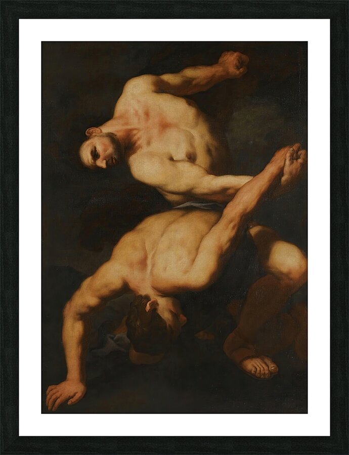 Hercules And Cacus by Antonio Zanchi [1631–1722] Picture Frame print
