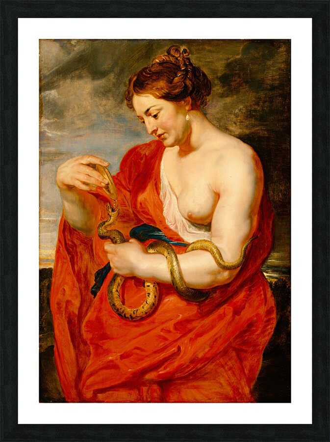 Hygeia. Goddess of Health [ca. 1615] by Peter Paul Rubens [1577–1640] Picture Frame print