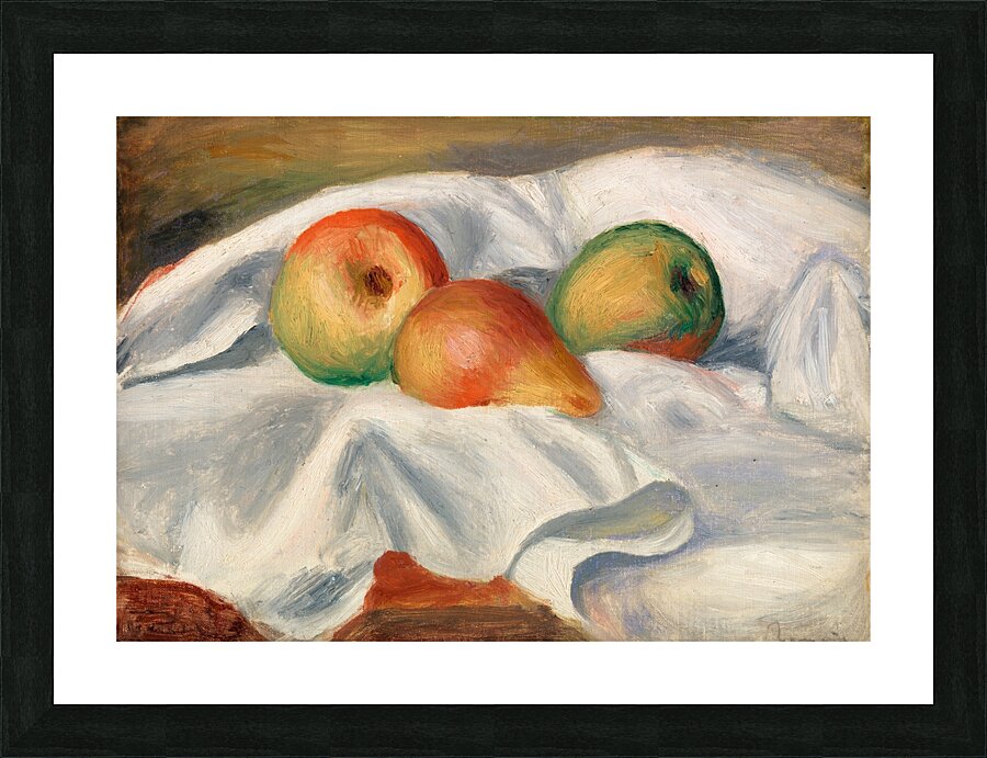 Pears [Poires] [c. 1890] by Pierre–Auguste Renoir [1841–1919] Picture Frame print