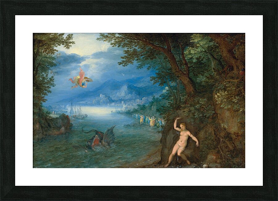 Perseus And Andromeda by Jan Brueghel The Elder [1568–1625] Picture Frame print