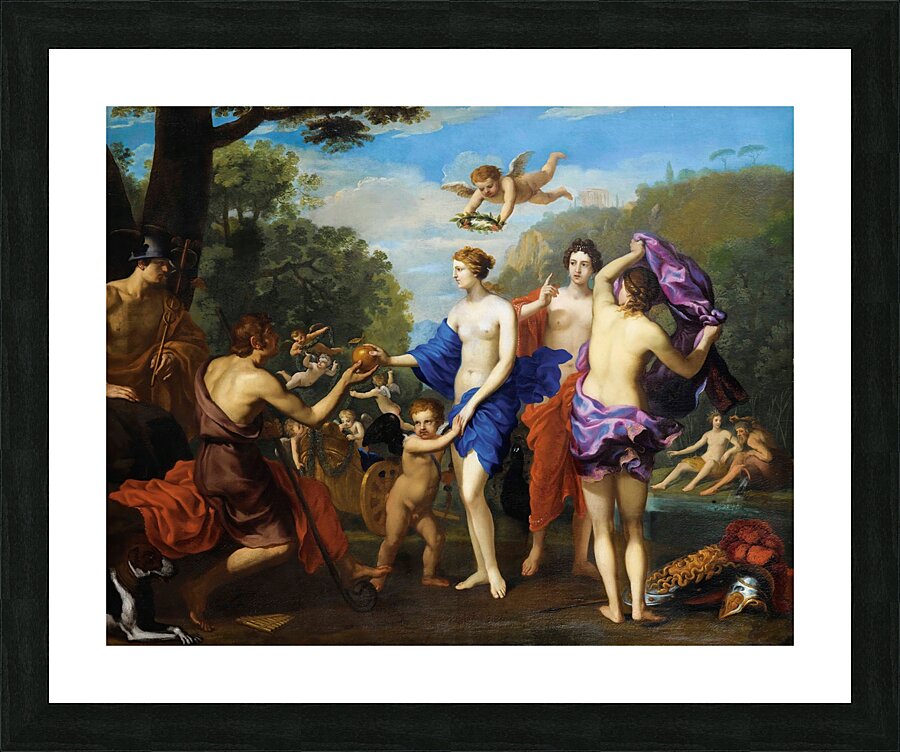 Le Jugement De Paris [The Judgment  Of Paris] by Charles Errard [1606–1689] Picture Frame print