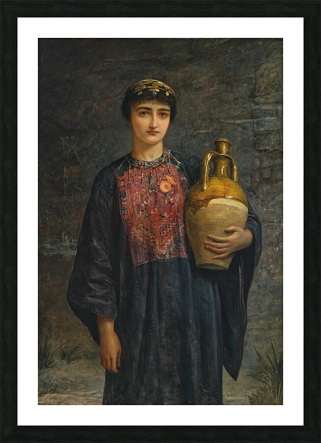 The Daughter of Bethlehem [1886] by Edwin Long [1829–1891] Picture Frame print