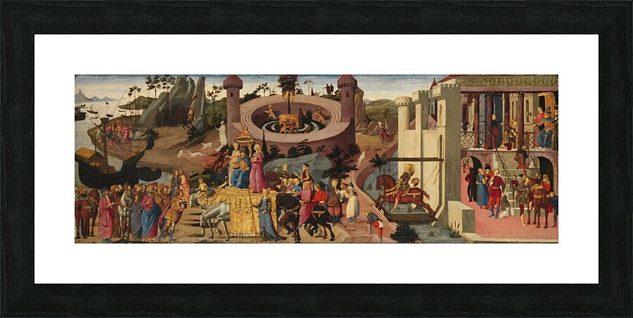 Scenes from the Story of the Argonauts by Biagio d’Antonio [1446–1516] Picture Frame print