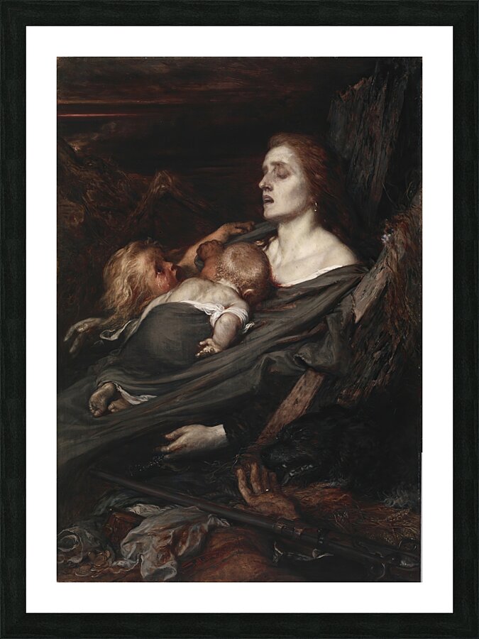 War [1872] by Louis Gallait [1810–1887] Picture Frame print