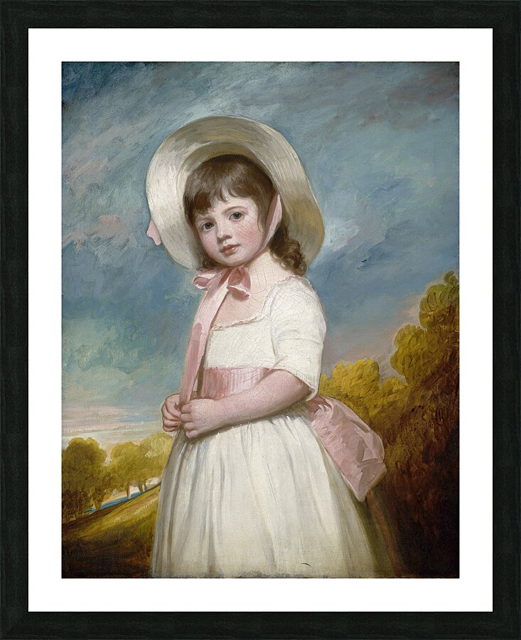 Miss Juliana Willoughby [1781–1783] by George Romney [1734–1802] Picture Frame print