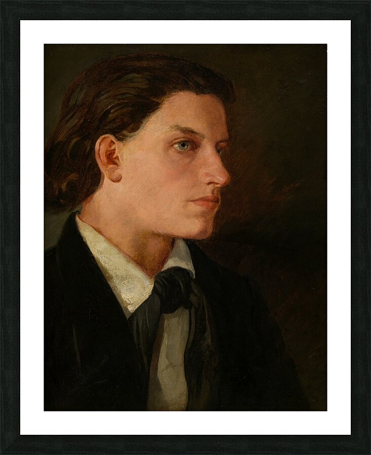 Ludwig Martinelli [Schauspieler] [1850] by Hans Canon [1829–1885] Picture Frame print