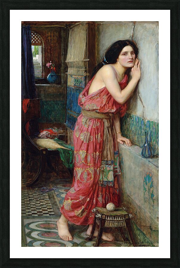 Thisbe by John William Waterhouse [1849–1917] Picture Frame print
