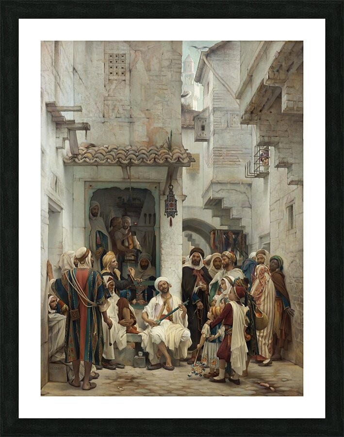 The Performance by Guillaume–Charles Brun [1825–1908] Picture Frame print