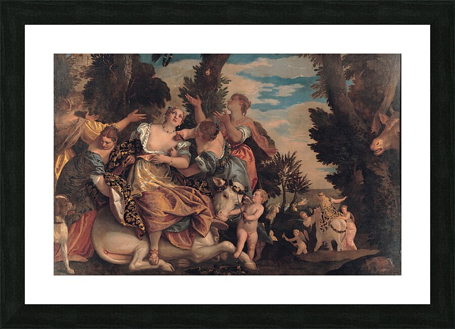 Rape of Europa [between 1581 and 1584] by Paolo Veronese [1528–1588] Picture Frame print