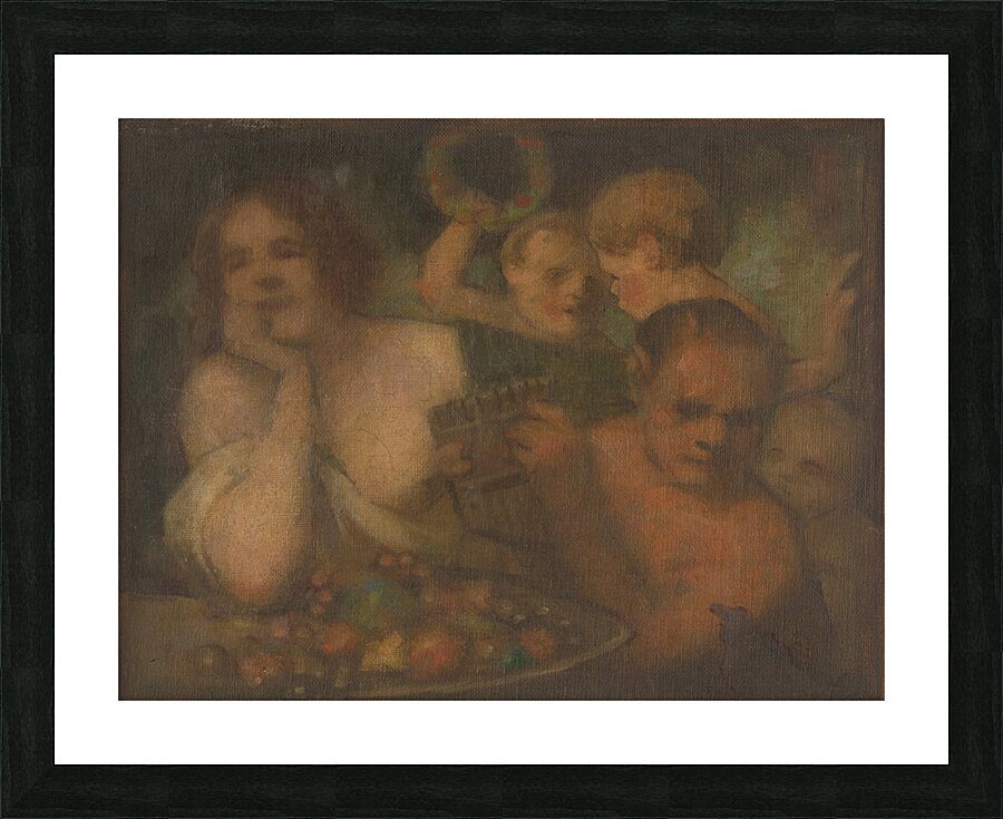 Bacchanalia [1901–1950] by Milan Thomka Mitrovský [1875–1943] Picture Frame print