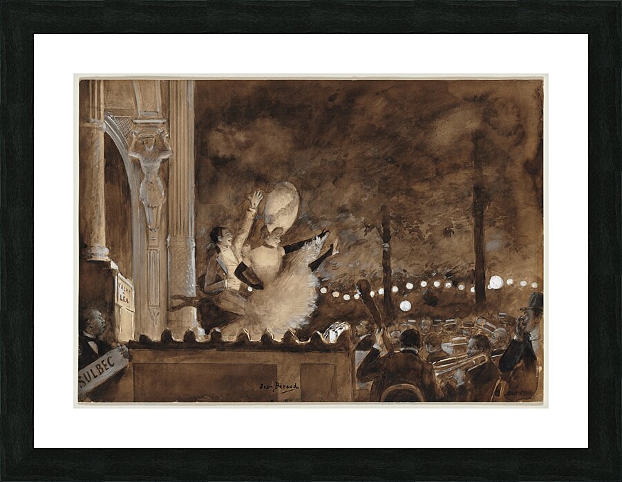 Valmy and Léa [c. 1885–1895] by Jean Béraud [1849–1935] Picture Frame print