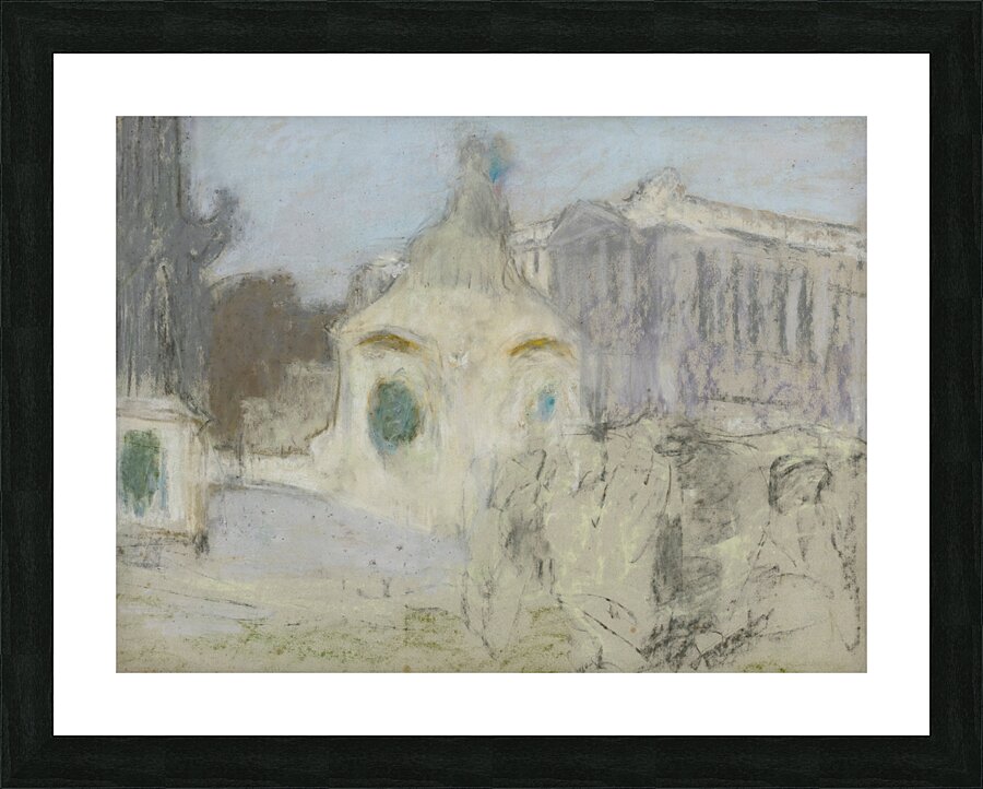 La Place De La Concorde [circa 1925] by Édouard Vuillard [1868–1940] Picture Frame print