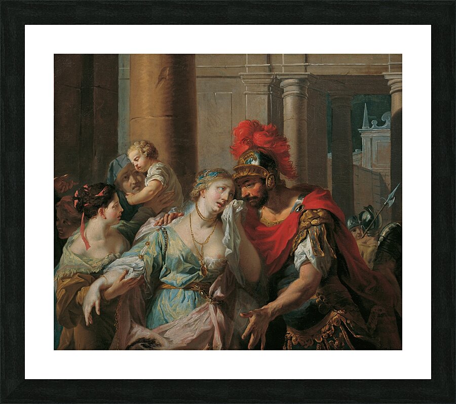 Hektors Abschied von Andromache by Anton Kern [1710–1747] Picture Frame print