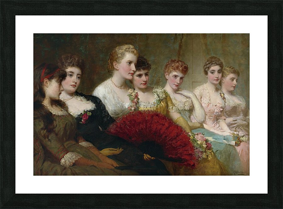 Fair Critics [1886] by George Elgar Hicks [1824–1914] Picture Frame print