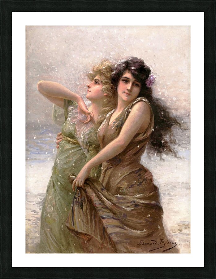 L’Inverno [1890–1910] by Édouard Bisson [1856–1939] Picture Frame print