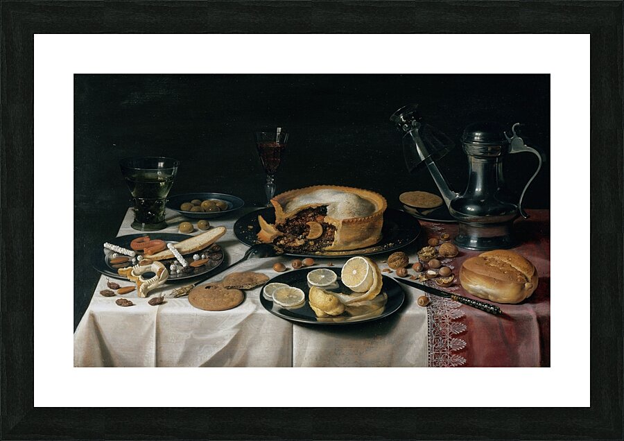 Still Life [1625] by Pieter Claesz [1596–1660] Picture Frame print