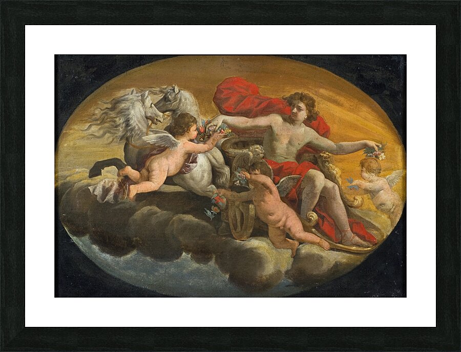 Apollo by School of Carlo Cignani [1628–1719] Picture Frame print