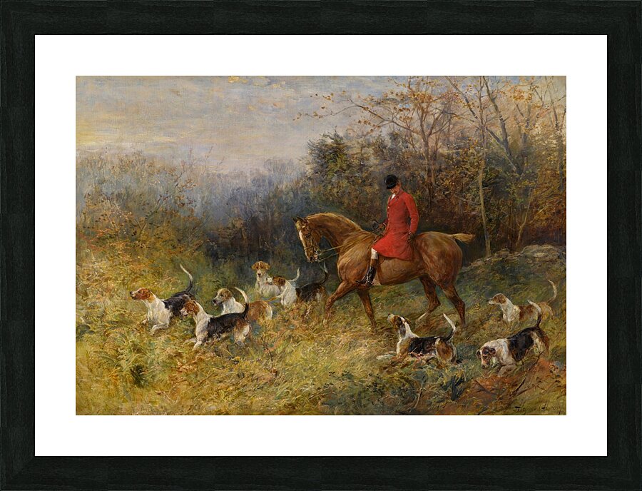 The draw by Heywood Hardy [1842–1933] Picture Frame print