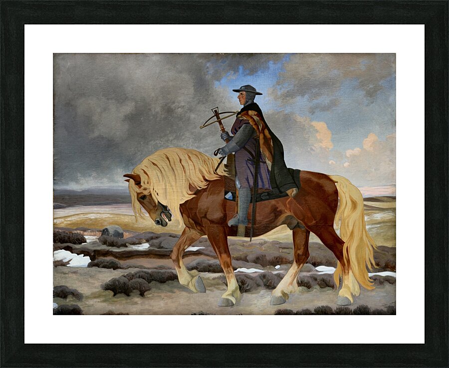 Niels Ebbesen [1893–1894] by Agnes Slott–Møller [1862–1937] Picture Frame print