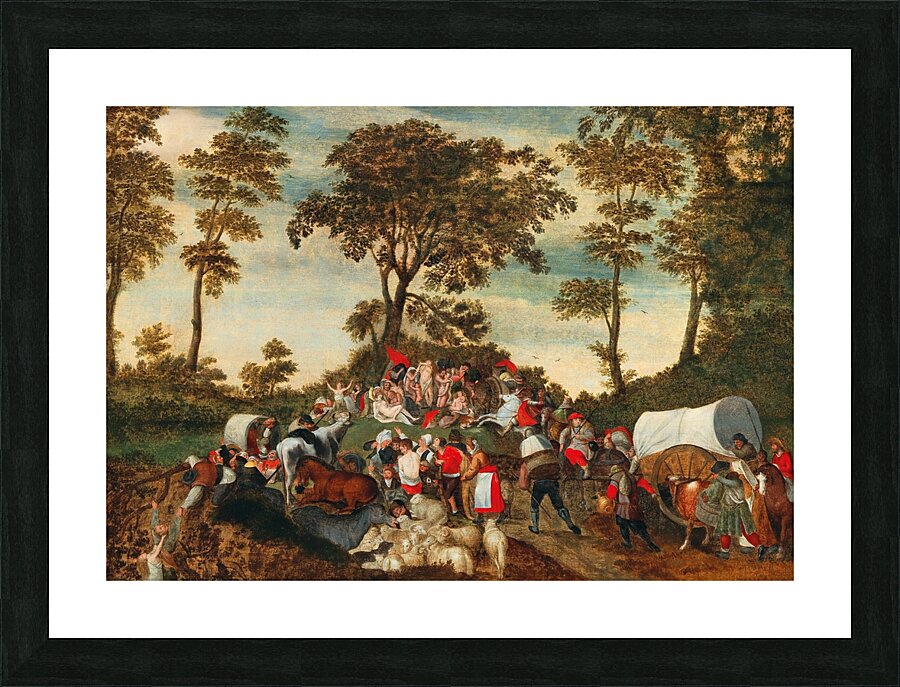 An Allegory of the Mystery of human life by Marten van Cleve [1527–1581] Picture Frame print