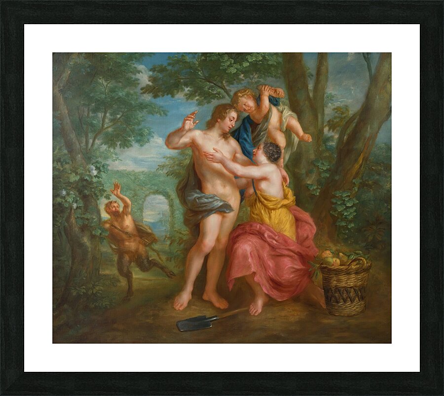 Vertumnus And Pomona [Late 18th Century] by Flemish School [16th–20th Century] Picture Frame print