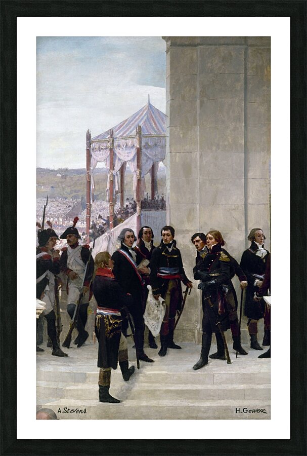 Federation Day 1790. The Convention 1792 [1889] by Henri Gervex [1852–1929] Picture Frame print