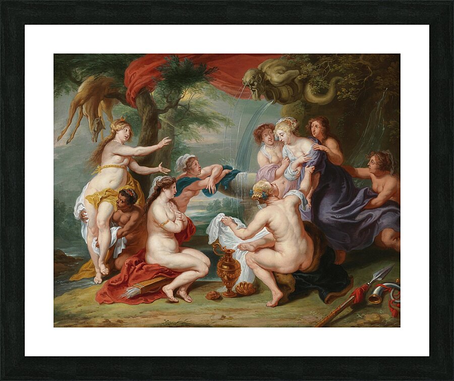 Diana discovering Callisto’s pregnancy by Follower of Peter Paul Rubens [1577–1640] Picture Frame print